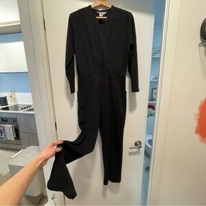Vintage black jersey jumpsuit